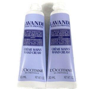L'Occitane Lavender Essential Oil Hand Cream30ML X 2 NEW